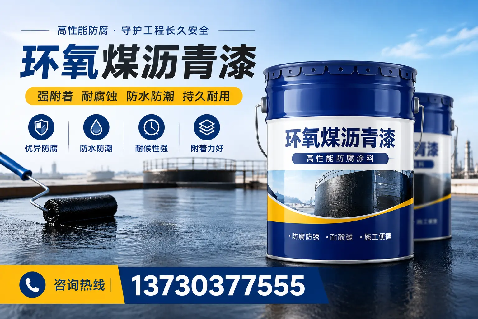 如何判断环氧煤沥青漆的质量?昆玉消费者指南